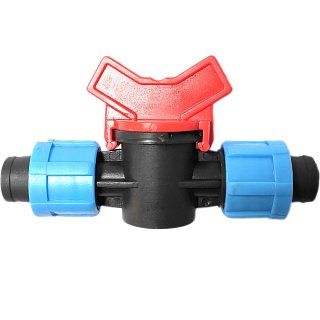 Миникран проходной лента-лента зажимной для капельной ленты, Chinadrip irrigation