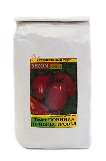 Томат Новинка Приднестровья 500 г для переработки кустовой среднеспелый