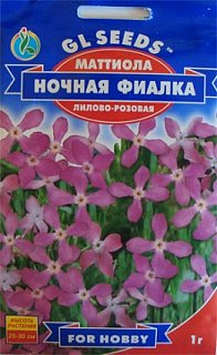 Маттиола (левкой) Ночная фиалка 1 г, ТМ GL Seeds