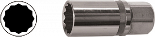 Головка торцевая свечная 1/2" 12-гранная (138609), Matrix