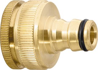 Адаптер латунний 1/2"-3/4" внутрішнє різьблення з перехідником (658208), Palisad