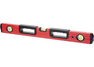 Рівень алюмінієвий 1500 мм фрезерований, 3 вічка, з лінійкою (332319), Matrix