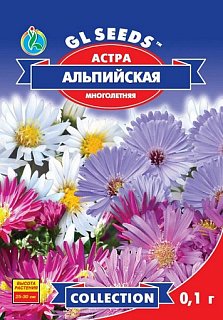 Альпийская астра 0,1 г смесь, ТМ GL Seeds