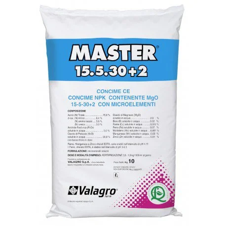 Удобрение Мастер 15-5-30+2, 10 кг, Valagro