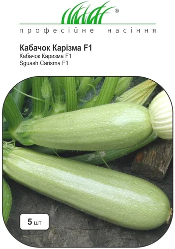 Кабачок Каризму F1 5 насіння кущовий ранній, Syngenta - Фото 2
