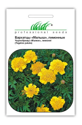 Чорнобривці відхилені Малюк 0,1 г лимонні, Hем Zaden