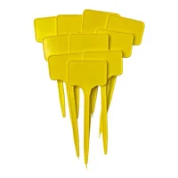 Таблички садові 15 см жовті, 10 шт