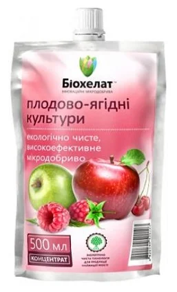 Органо-минеральное удобрение для плодово-ягодных 500 мл, Биохелат