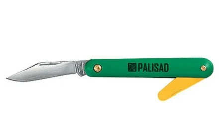 Нож садовый окулировочный 180 мм складной с пластиковым расщепителем (790108), Palisad - Фото 2