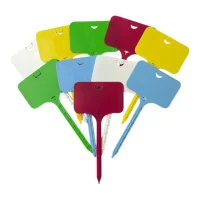 Таблички садовые - бирки цветные, 10 шт