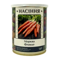Морковь Флакке 50 г в банке, Агролиния