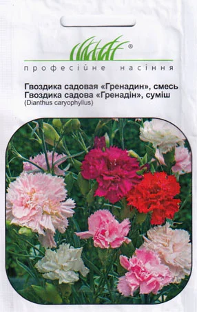 Гвоздика садова Гренадин 0,2 г суміш, Hем Zaden