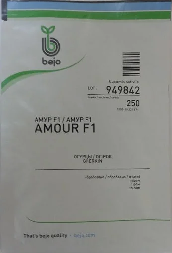 Огірок Амур F1 250 шт, Bejo Zaden - Фото 2