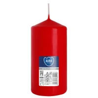 Свеча столовая столбик 260 г 38 часов sw 60/120-030 красная, Bispol