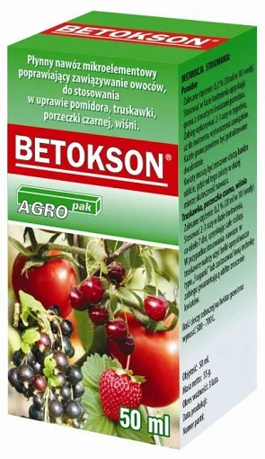 Бетоксон 50 мл стимулятор завязи для томатов и ягодных культур, AGRO pak