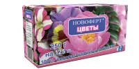 Удобрение Цветы 250 г NPK 12-15-28+3MgО+3S+МЭ водорастворимое, Новоферт