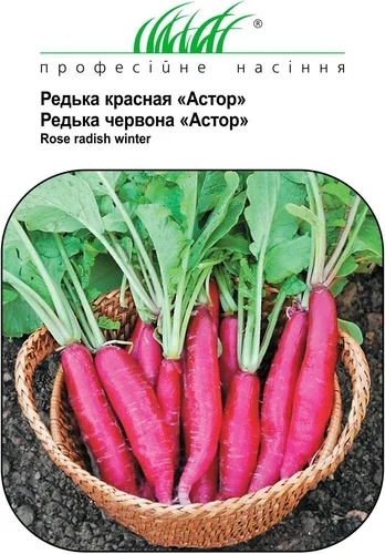 Редька Астор 3 г красная зимняя, Anseme