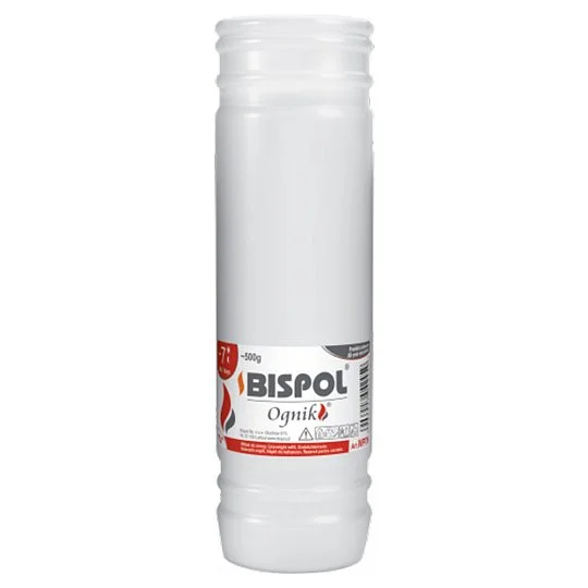 Свічка парафінова 7 днів горіння 225х66 мм WP7n Ognik запаска для лампадки, Bispol - Фото 2