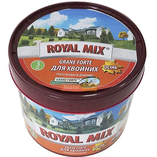 Удобрение осеннее Royal Mix гранулированное для Хвои 3 кг