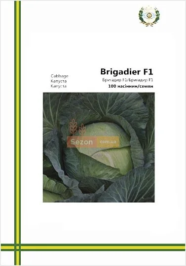 Капуста Бригадир F1 б/к среднепоздняя 100 семян европакет, Империя Семян - Фото 2