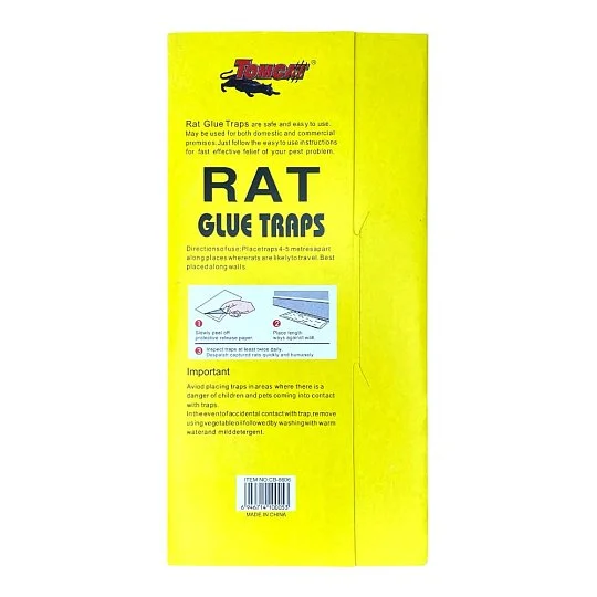 Липучка Tomcat от крыс и мышей желтая 2 ленты в упаковке - Фото 2