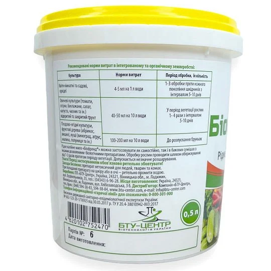 БіоФренд 500 мл рідке калійне мило, прилипатель, Жива земля - Фото 3