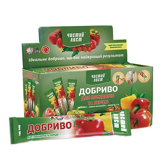 Удобрение Чистый лист 100 г для томатов и перца, Kvitofor