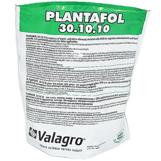 Удобрение Плантафол 30-10-10, 1 кг для начала вегетации, Valagro