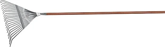 Грабли деревянный черенок стальные усиленные покрытые эпоксидом (617908), Palisad