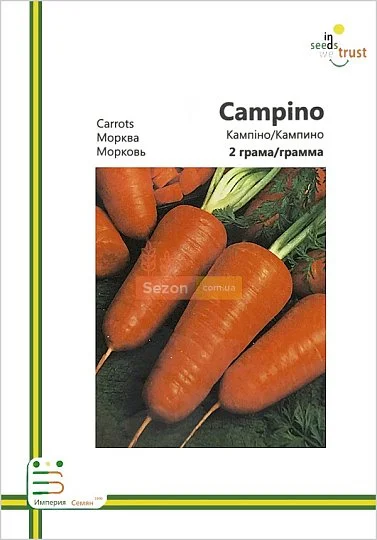 Морковь Кампино среднеранний 2 г европакет, Империя Семян - Фото 2