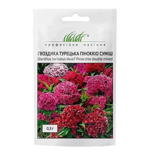 Гвоздика турецька Піноккіо 0,3 г суміш, Hем Zaden