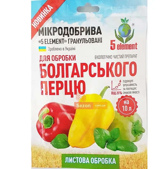 Наноудобрение для болгарского перца 10 г гранулированное, 5 element - Фото 2
