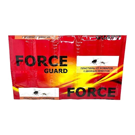 Пластины от комаров и мух 10 шт, Force Guard