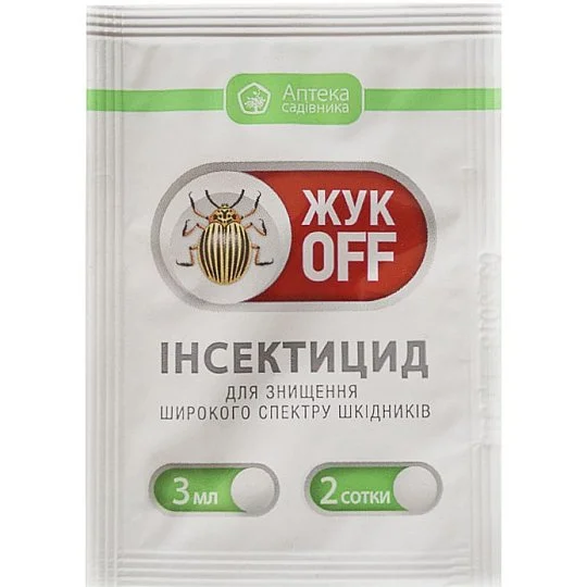 Жук OFF 3 мл инсектицид контактно-системного действия, Укравит