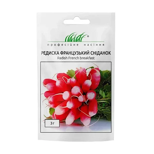 Редис Французький сніданок 3 г середньоранній, Tezier