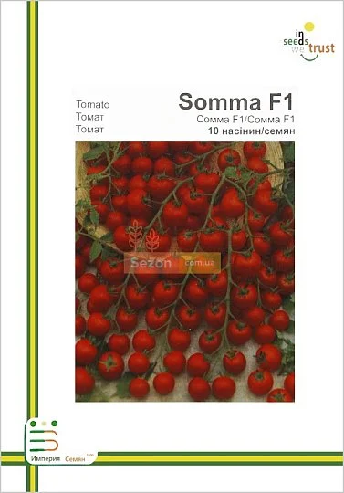 Томат Сомма F1 кустовой черри 10 семян европакет, Империя Семян - Фото 2