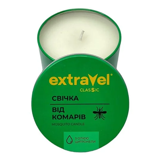 Свеча - репелент от комаров 110 г classic, Extravel