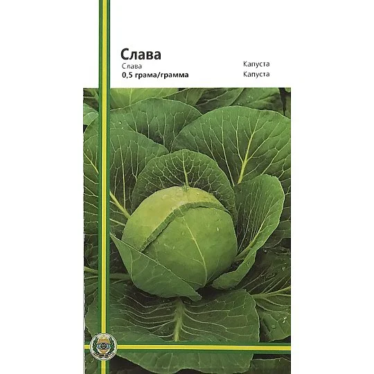 Капуста Слава 0,5 г б/к среднеспелая, Империя Семян