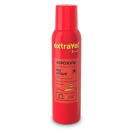 Аэрозоль от клещей Superior 100 мл, Extravel