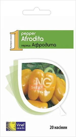 Перец Афродита 20 семян среднеранний, Vinel' Seeds