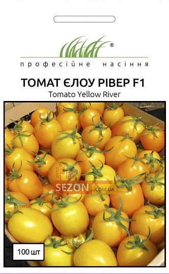 Томат Елоу Рівер F1 100 насіння черрі кущовий ранній, Unigen Seeds