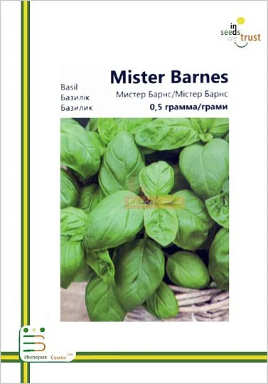 Базилик Мистер Барнс 0,5 г европакет, Империя Семян