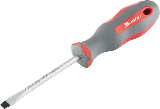 Отвертка плоская Profi SL4,0 х 75 мм сталь SVСM (11958), Matrix