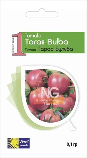 Томат Тарас Бульба 0,1 г кустовой крупноплодный, Vinel' Seeds