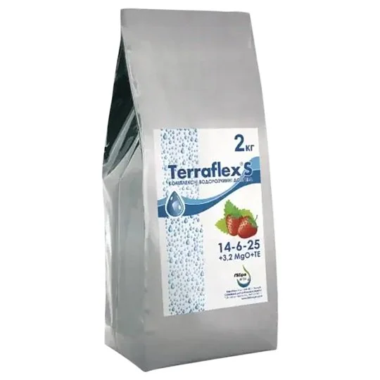 Комплкксное удобрение Terraflex S 2 кг 14-6-25+3.2MgO+TE