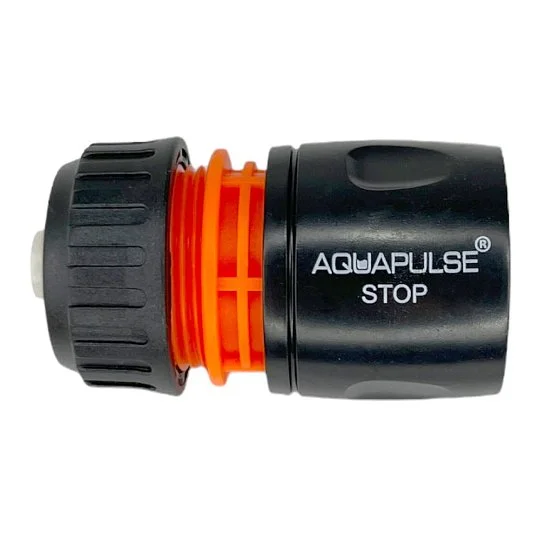 Коннектор для шланга с аквастопом 1/2 - 5/8" АР 1003, Aquapulse