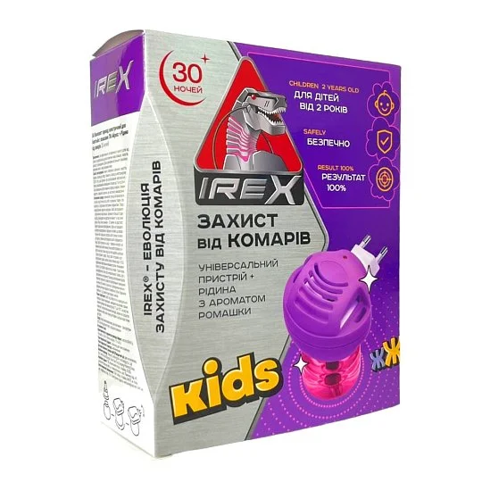 Набор от комаров фумигатор + жидкость 30 ночей для детей, Irex