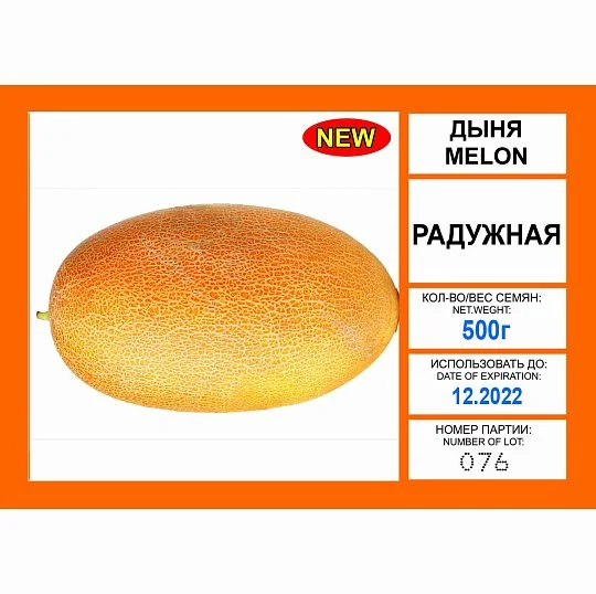 Диня Райдужна 500 г середньостигла, ТМ Вітас - Фото 2