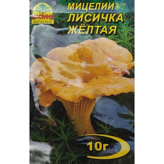 Мицелий Лисичка Желтая 10 г, Насіння Країни - Фото 2