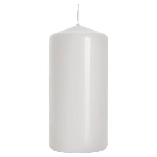 Свічка столова стовпчик 130 г 16 годин біла
